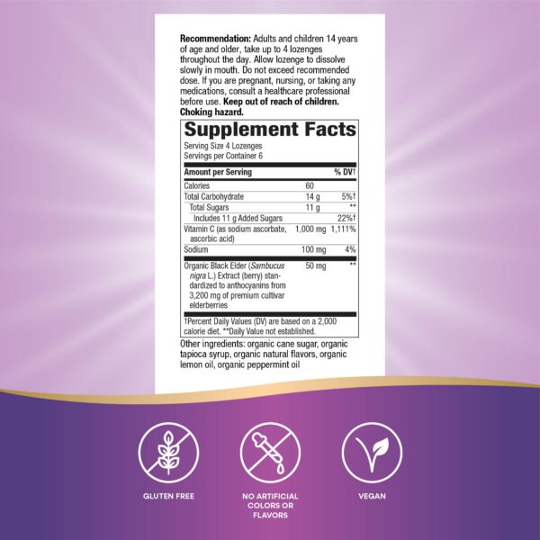 Presentación pastillas inmunes Nature's Way sabor tropical