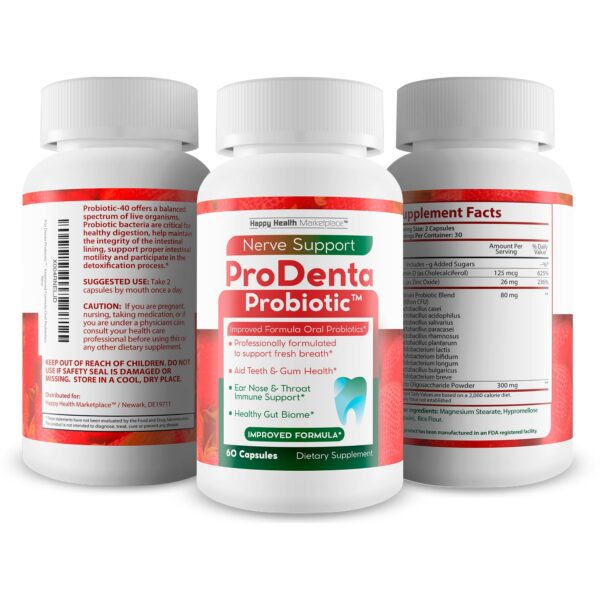 Version 1.0.0 Presentación de probiótico oral para mal aliento ProDenta