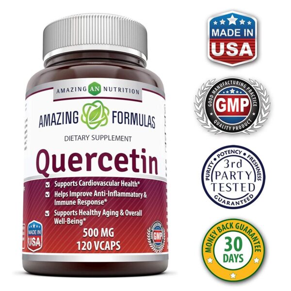 Presentación del producto Quercetina Amazing Formulas