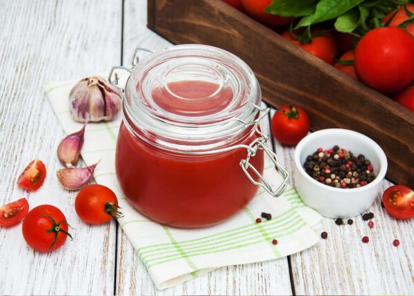 Envase y etiqueta de sorbato de potasio