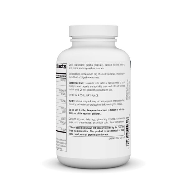 Presentación Source Naturals Enzimas Esenciales apoyo digestivo