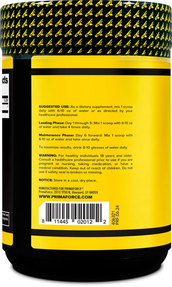 Version 1.0.0 Frasco con logotipo de Primaforce