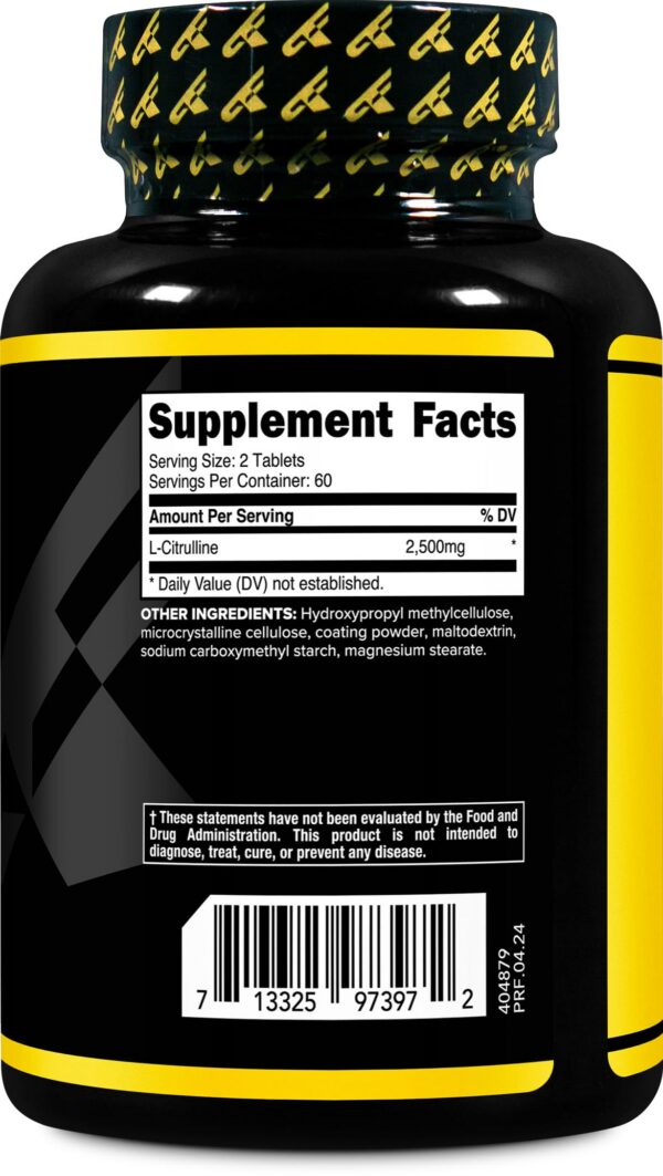 L-Citrulline 60 porciones por frasco