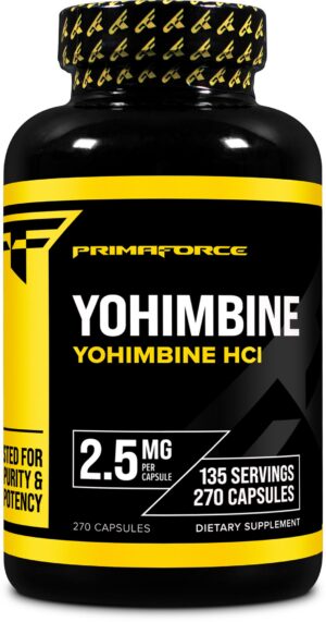 Version 1.0.0 PrimaForce Yohimbina HCl 270 cápsulas para aumento de rendimiento
