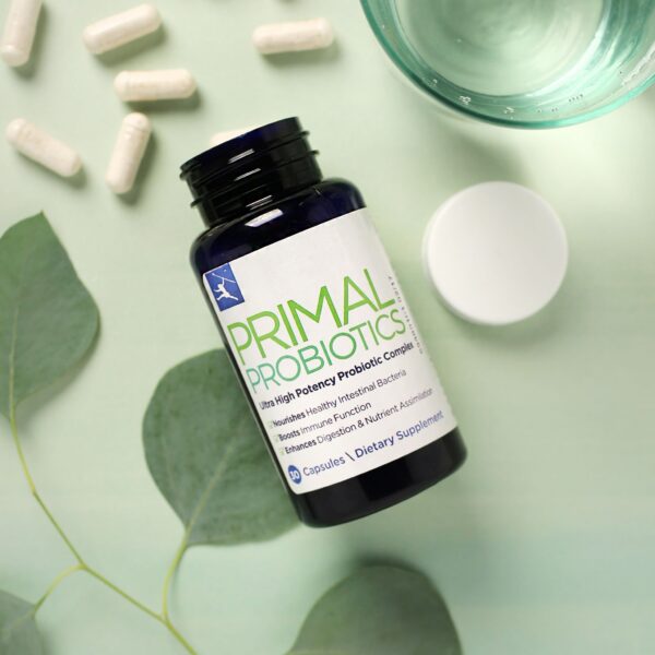 Version 1.0.0 Primal Blueprint suplemento con 4 cepas probióticas y prebióticos