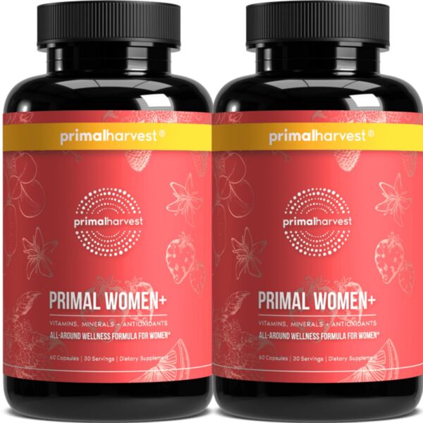 Primal Harvest multivitamínico mujeres 60 cápsulas pack 2