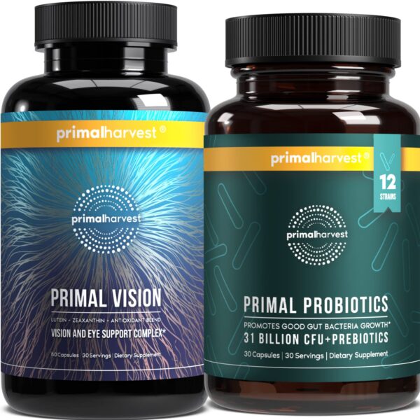 Primal Harvest Probióticos y Visión – empaque frontal