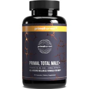 Primal Harvest suplemento masculino total 90 cápsulas natural fuerza y energía
