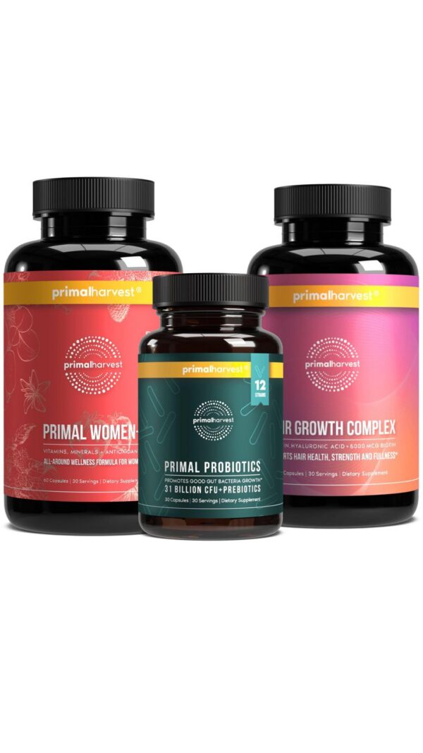 Version 1.0.0 Frente del bundle Primal Harvest para mujeres