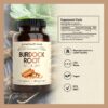 Etiqueta del frasco Burdock Root