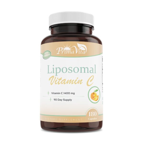 PrimaVita cápsulas vitamina C liposomal 1400mg 180 unidades