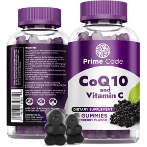 Gomitas Prime Code CoQ10 200 mg – frente