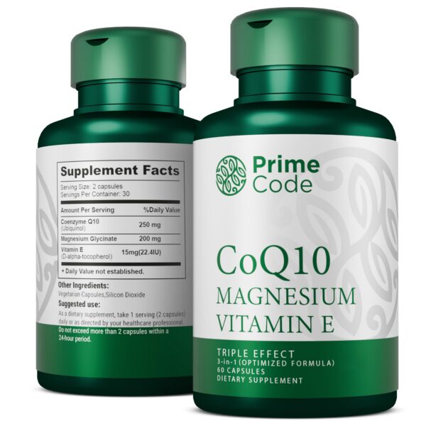 Version 1.0.0 Etiqueta de CoQ10 con vitamina C