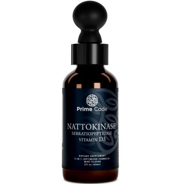 Gotas nattokinasa en frasco