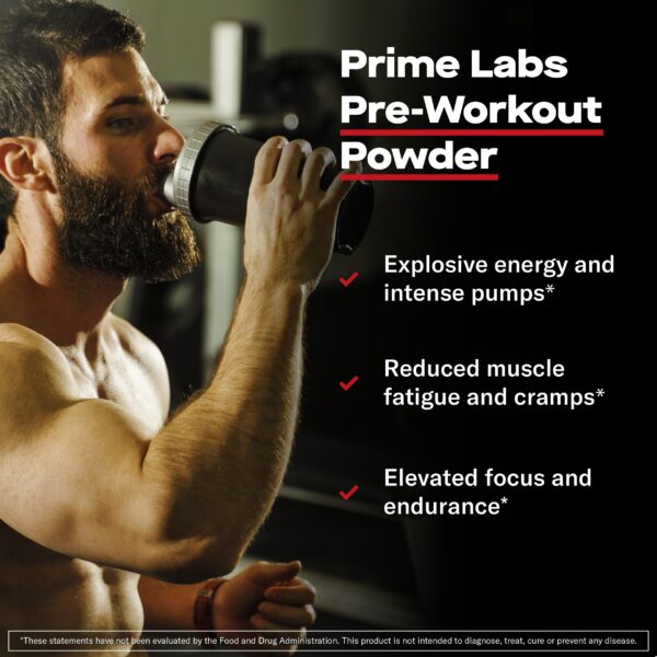 Etiqueta del producto Prime Labs Creatine Monohidrato cápsulas