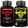 Frontal de la caja Prime Test + Creatine Capsules