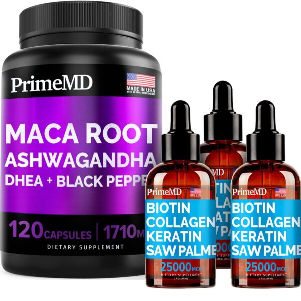 Frente del conjunto PrimeMD 4-en-1 gotas