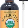 Prime Natural aceite de semilla negra en botella
