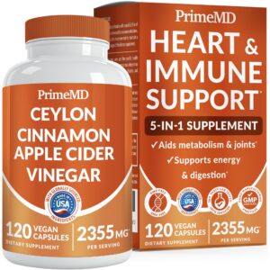 Version 1.0.0 PrimeMD cápsulas de canela de Ceilán 5 en 1 120 unidades