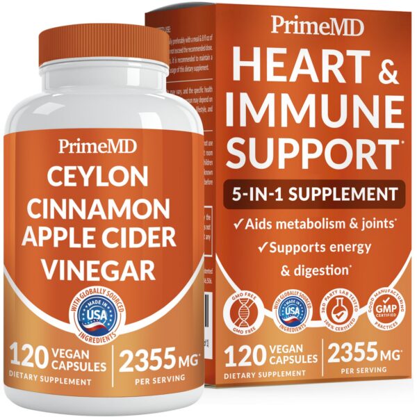 PrimeMD cápsulas de canela de Ceilán 5 en 1 120 unidades