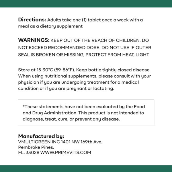 PrimeVits caja en estante