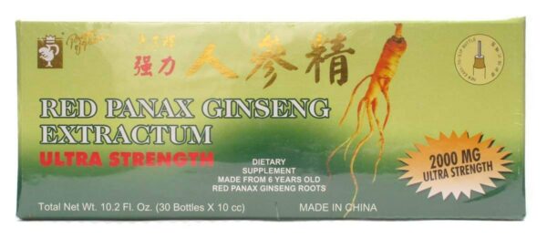 Frasco de extracto de ginseng rojo Panax Prince Of Peace 30X10 cc