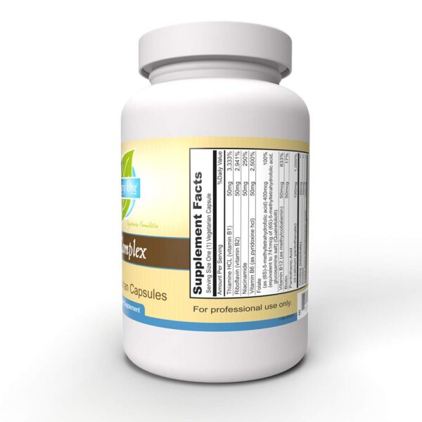Priority One Vitaminas Complejo B empaque lateral