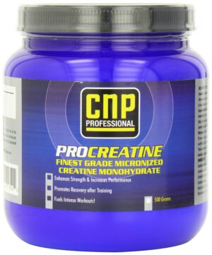 Envase suplemento PRO CREATINA 500 gramos CNP Professional