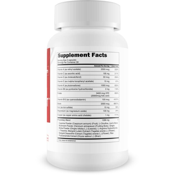 Etiqueta del producto Vision Support