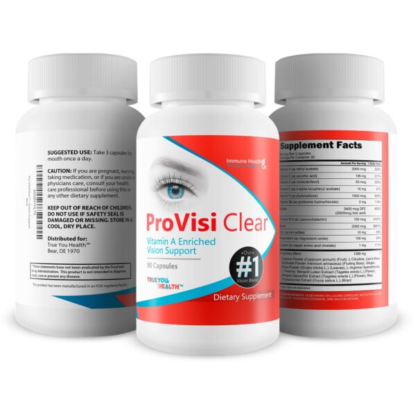 Pro VisiClear fórmula calidad hecha en EE.UU. visión saludable