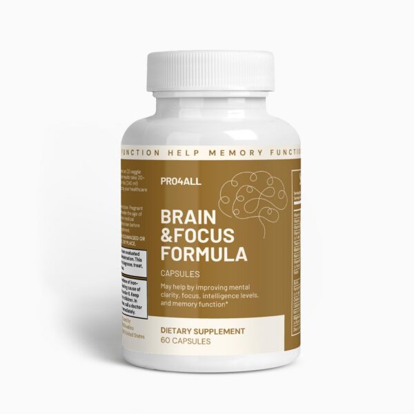 PRO4ALL Brain & Focus fórmula frasco