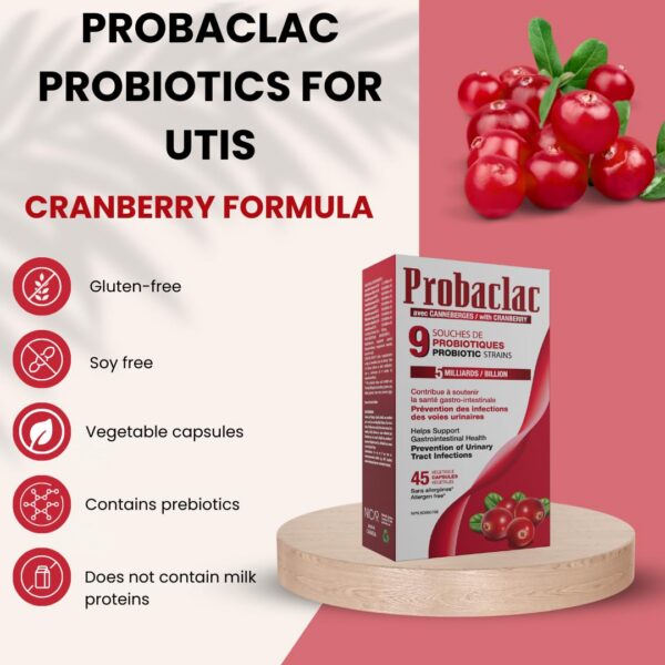 Probaclac suplemento probiótico multi-cepa 9 cepas y fermentos lácticos