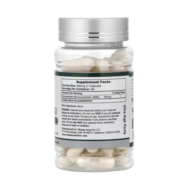 Probase NMN cápsulas frasco en estante