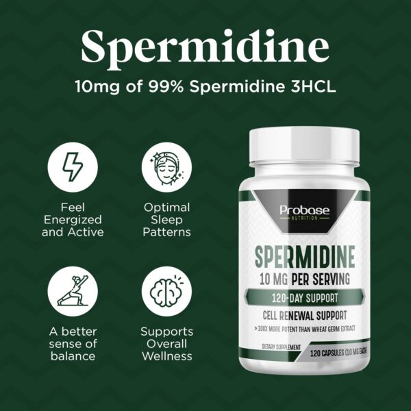 Etiqueta con código de lote de Spermidine