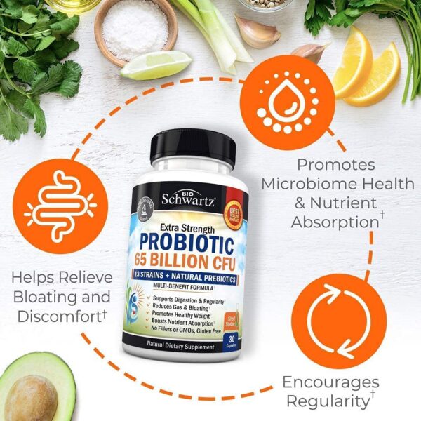 Rotulo probiotico en envase