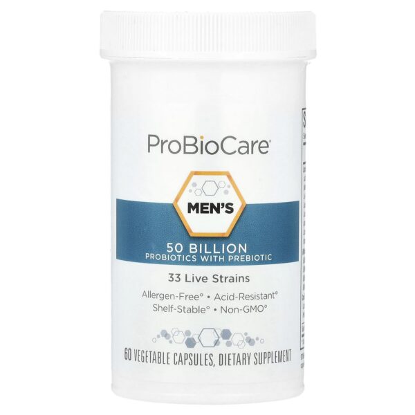 ProBioCare probiótico 33 cepas vivas para salud digestiva y colon