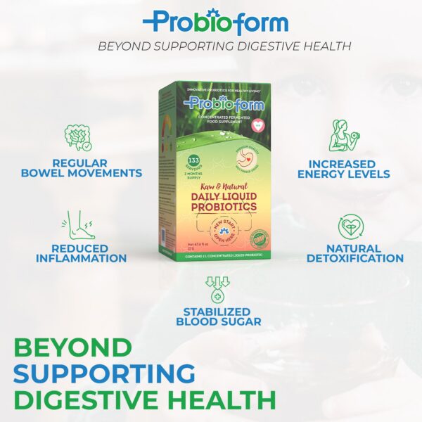 Version 1.0.0 Probioform ácido láctico acético mejora ambiente intestinal