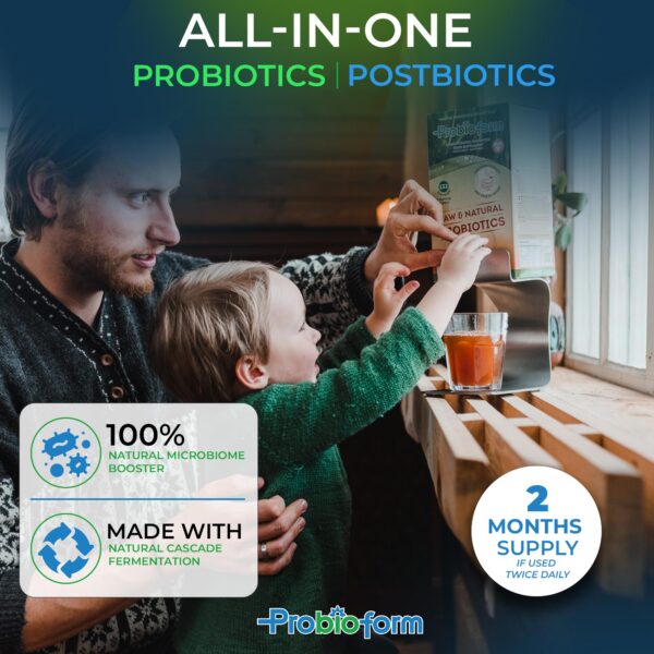 Probioform prebióticos enzimas naturales para digestión