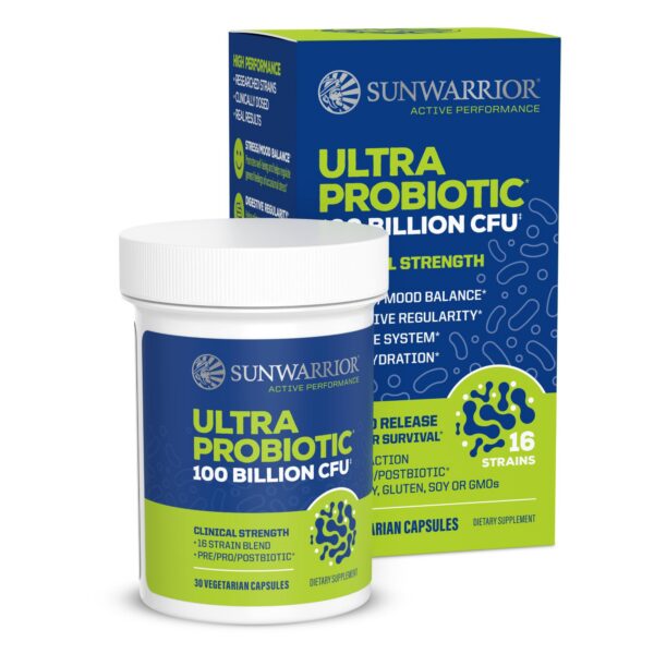 Version 1.0.0 Frasco de probiótico 100 mil millones UFC con 14 cepas para salud intestinal