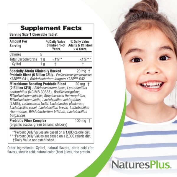 Probiótico natural para niños con prebióticos