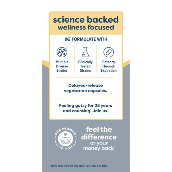 Probiótico Renew Life cápsulas con liberación retardada para intestino sano