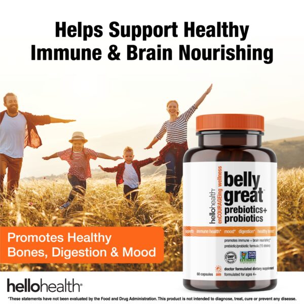 Probiótico para salud digestiva y apoyo inmunológico Belly Great