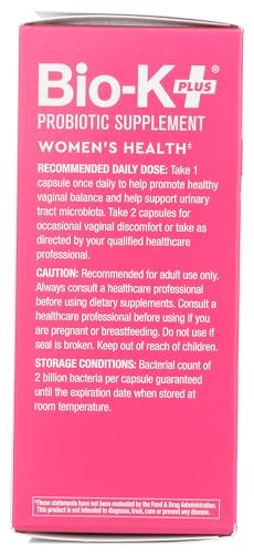 Probiótico vegano Bio-K Plus salud digestiva mujer