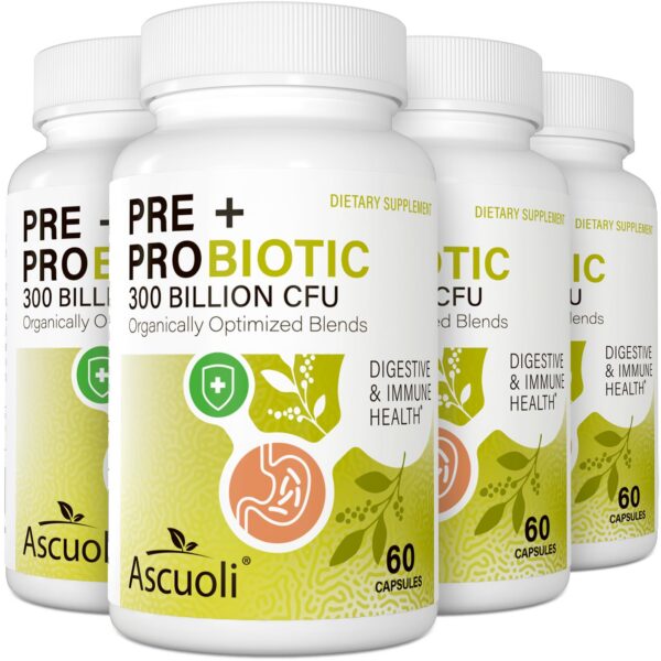 Probióticos Ascuoli 300 mil millones UFC 240 cápsulas vegetarianas