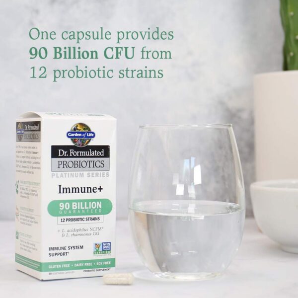 Probióticos Garden of Life Platinium 90B cápsulas detalle