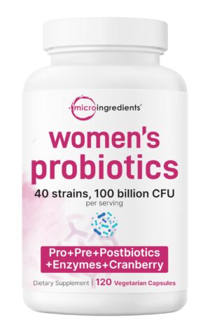 Version 1.0.0 Probióticos para mujeres Micro Ingredients 100 billones UFC
