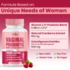 Probióticos vaginales con mezcla de lactobacillus para mujeres