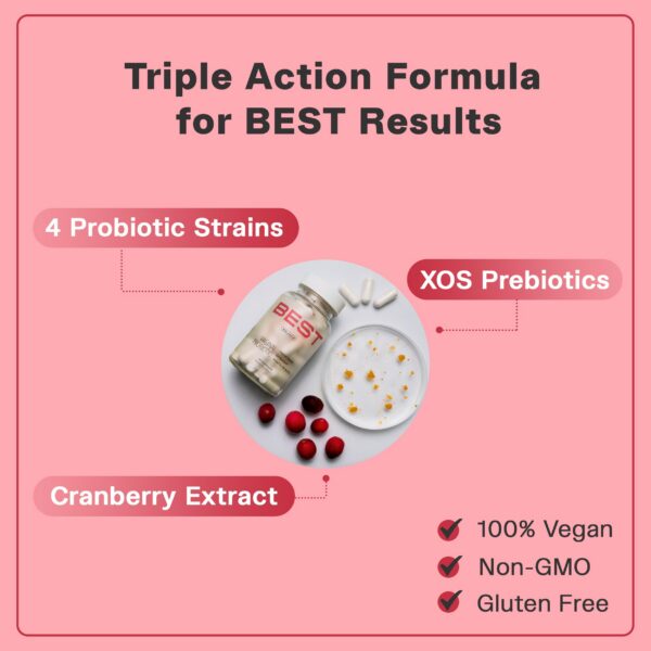 Probióticos veganos sin gluten sabor limón cápsulas vaginales