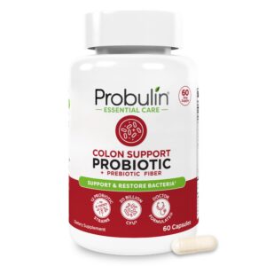 Version 1.0.0 Probulin Colon Support probiótico vegano 60 cápsulas