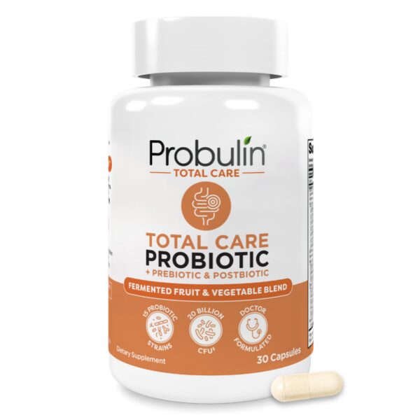Version 1.0.0 Probulin Total Care probiótico vegano 30 cápsulas